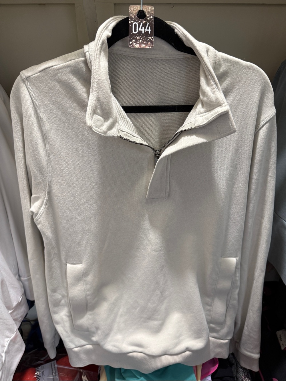044 Vuori Men's Zip-Front Sweater